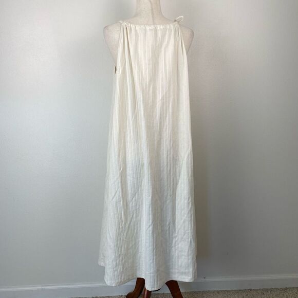 NWOT Free People Linen Blend Midi Dress Size S - Picture 5 of 8